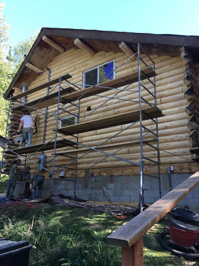 Buying and Renovating a Log Home in Alaska
