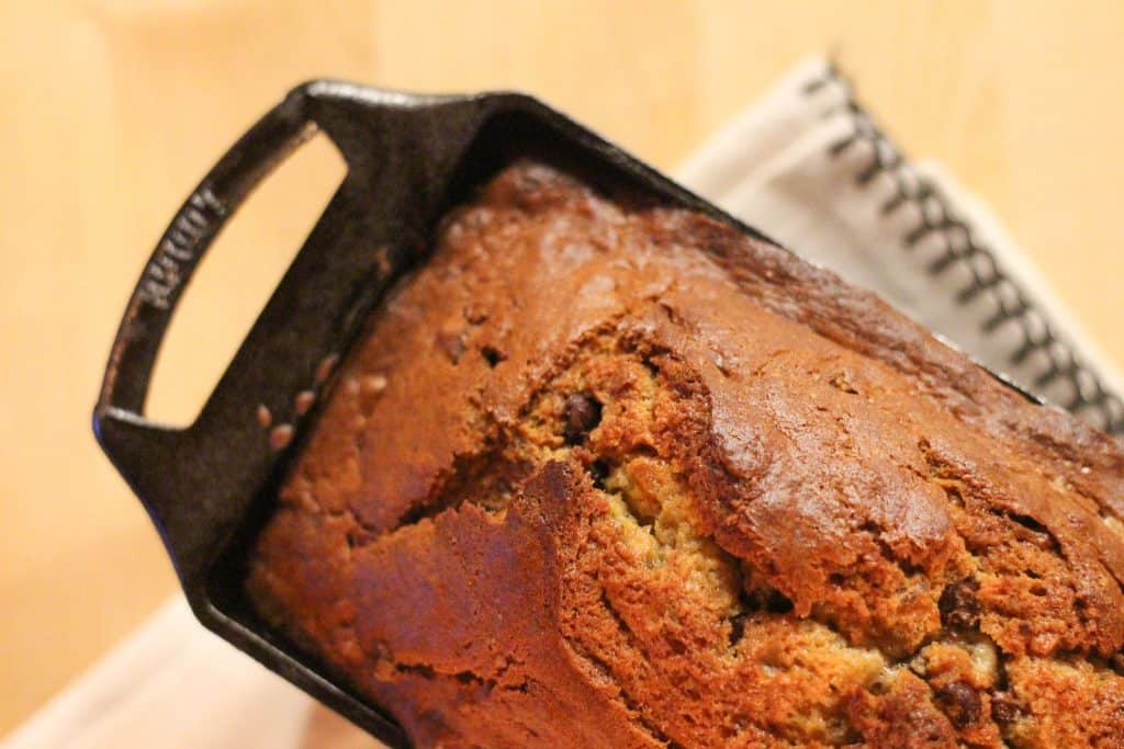 Cast iron bread loaf pan