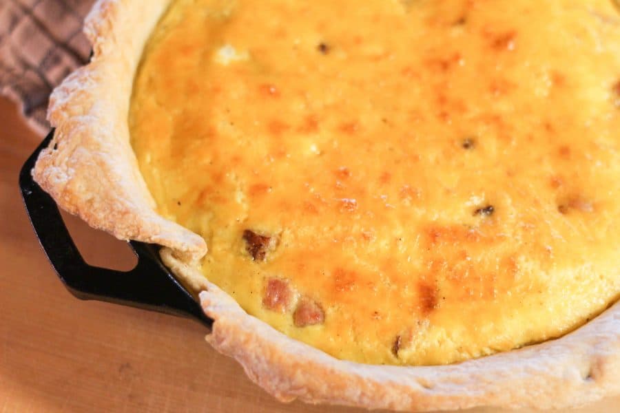 Cast Iron Quiche Rosehips & Honey