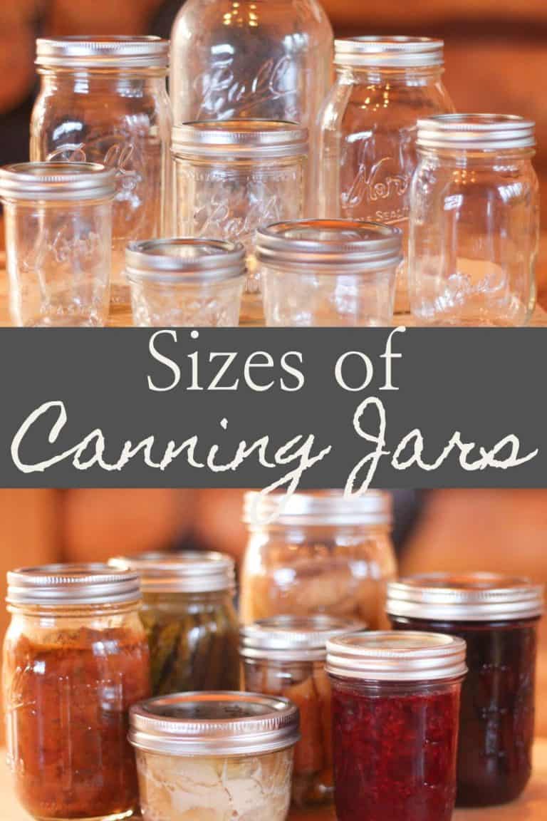 Sizes of Canning Jars Rosehips & Honey