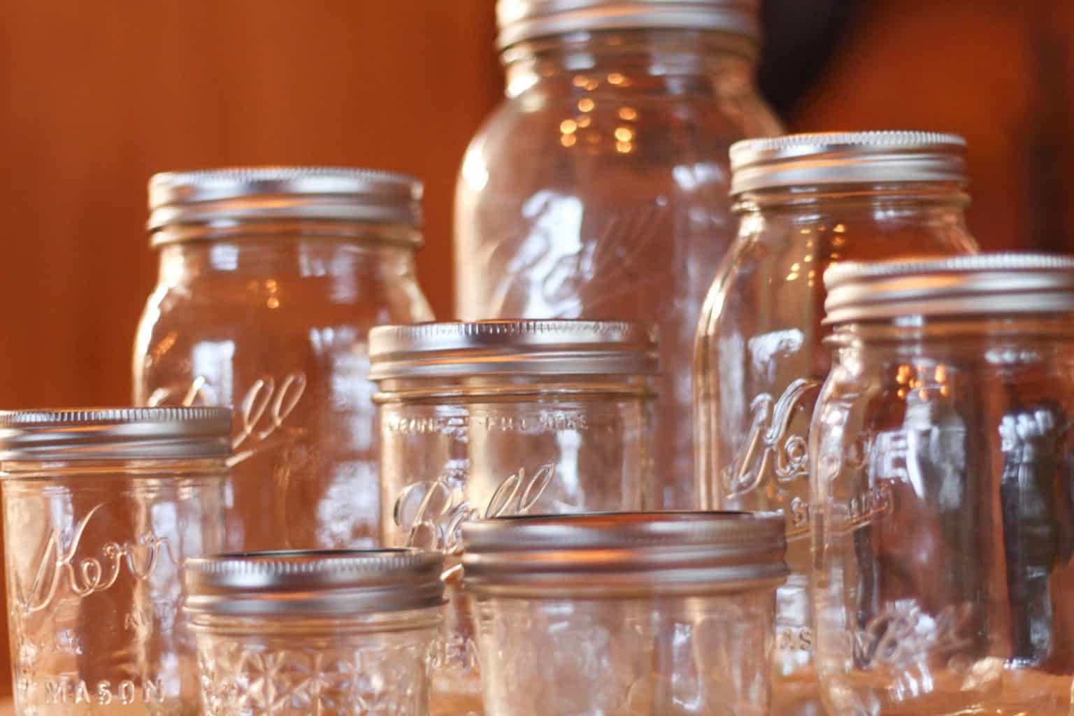 Sizes of Canning Jars Rosehips & Honey