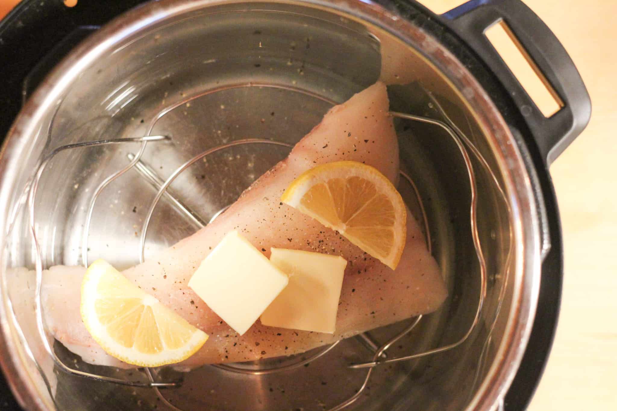 Instant Pot Halibut Rosehips & Honey